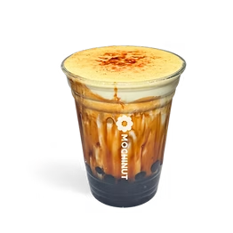 Crème Brûlée Tiger Sugar boba drink