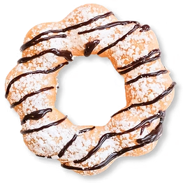 Chocolate Funnel mochi donut