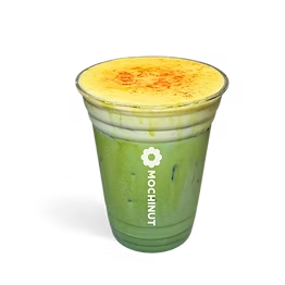 Crème Brûlée Matcha Latte matcha drink