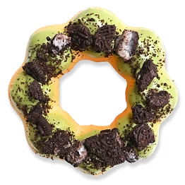 Matcha Oreo mochi donut