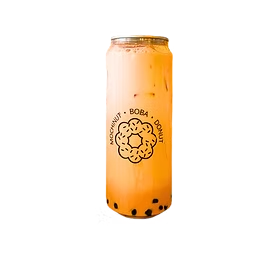 Peach Acai boba drink
