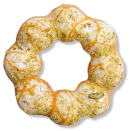 Pistachio Cheesecake mochi donut