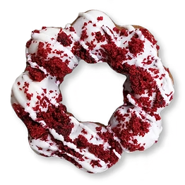 Red Velvet Cheesecake mochi donut