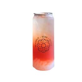 Peach Acai boba drink