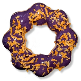 UBE Coconut mochi donut